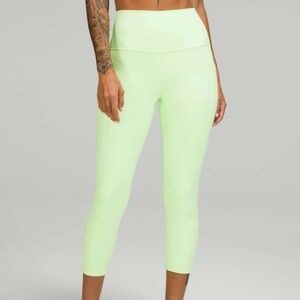 Lululemon Align High-Rise Crop with Pockets 23" in Faded Zap